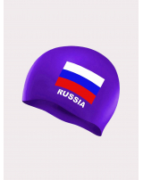 Шапочка для плавания с изображением флага России