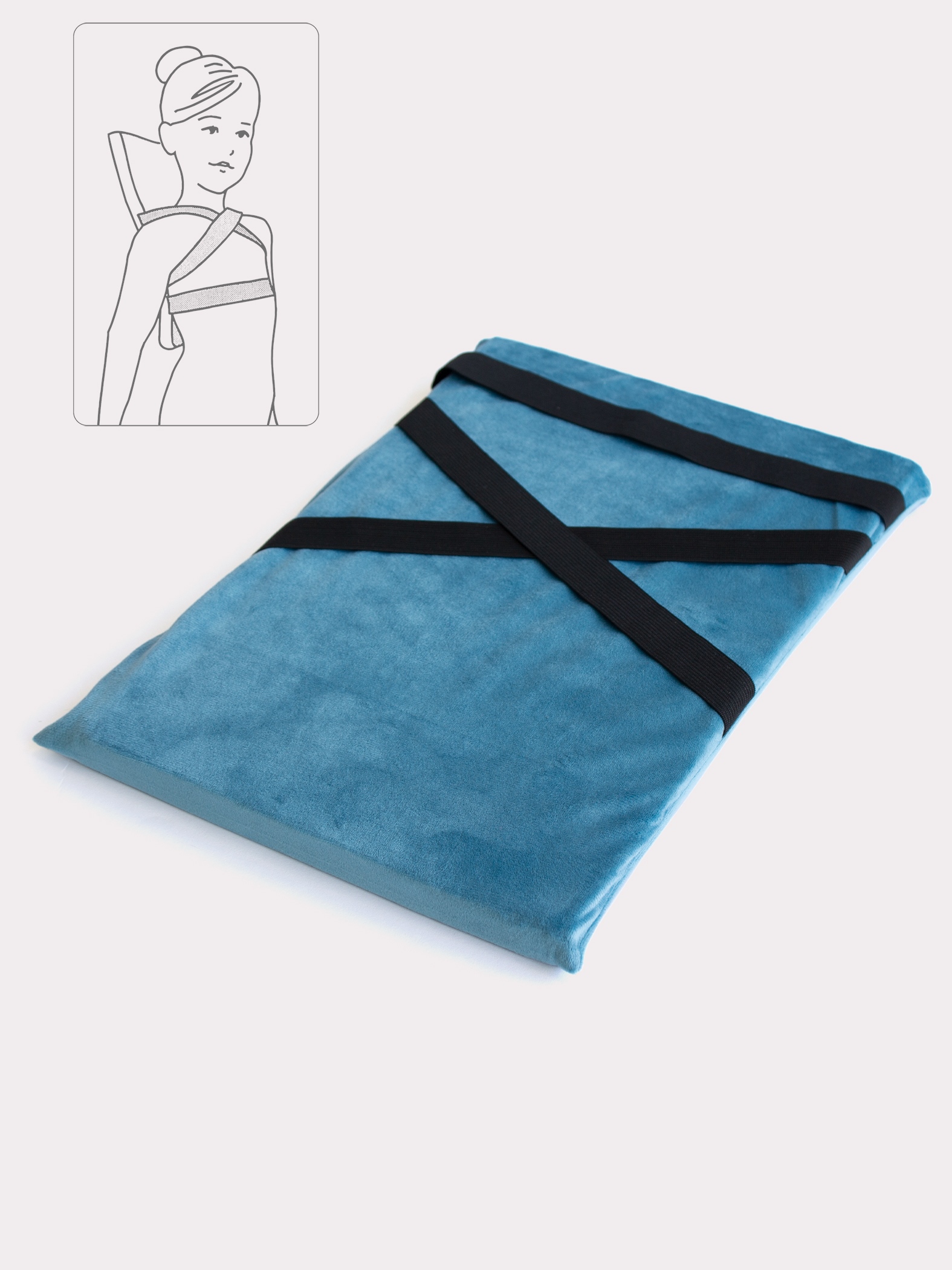 Подушка для кувырков 24,5*34,5 см