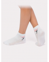 Спортивные носки с "гимнасткой", средний паголенок. Набор 6 пар.